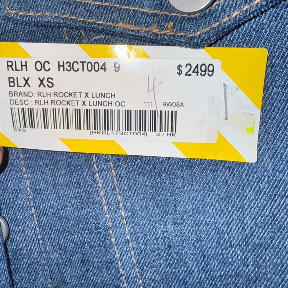 Rocket X Lunch Sherling lined 3/4 length jean coat. - Picture 4 of 4